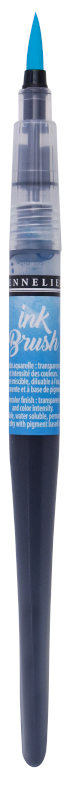 Image of Penselpenna Sennelier Ink Brush Phthalocyanine Turquoise 341 (3F) 131695341 3046451904761