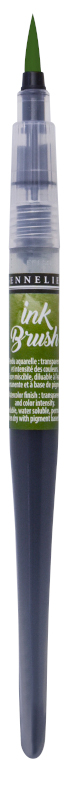 Image of Penselpenna Sennelier Ink Brush Olive Green 813 (3F) 131695813 3046451904815