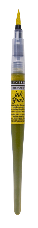 Image of Penselpenna Sennelier Ink Brush Iridescent Gold 03 (3F) 13169603 3046451904938