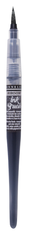 Image of Penselpenna Sennelier Ink Brush Iridescent Black 04 (3F) 13169604 3046451904945