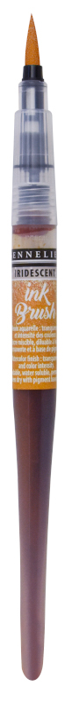 Image of Penselpenna Sennelier Ink Brush Iridescent Orange 06 (3F) 13169606 3046451904969