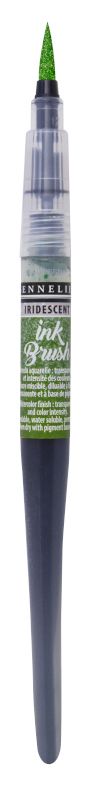 Image of Penselpenna Sennelier Ink Brush Iridescent Green light 12 (3F) 13169613 3046451905034