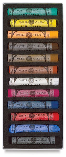 Image of Mjukpastell Sennelier Set om 12 kritor 132220 3046450411963