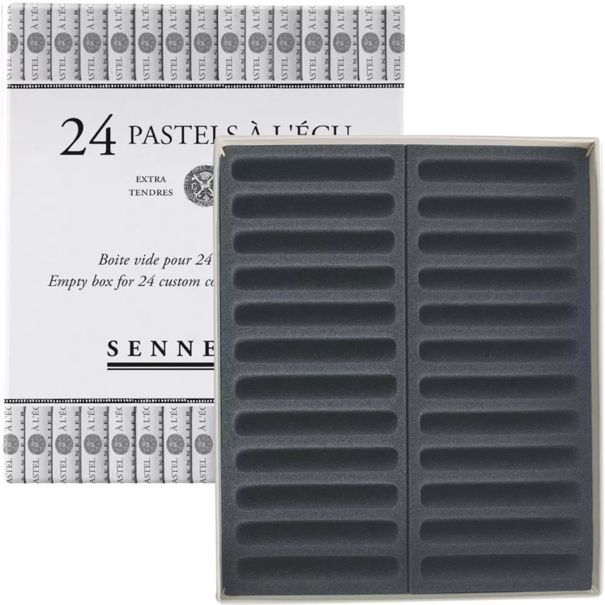 Image of Mjukpastell Sennelier Tom pappask för 24 kritor 132244 3046450366638