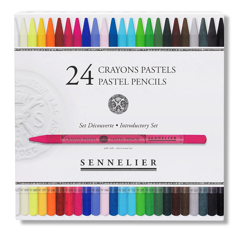 Image of Pastellpenset Sennelier  24 assorted pastel pencils 13234002 3046451993598