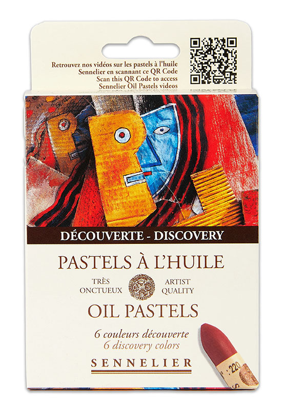 Image of Oljepastell Sennelier 5ml Startset 6 Sort   Decouverte  060 132519060 3046450409243