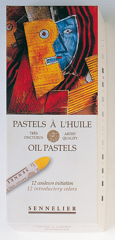 Image of Oljepastell Sennelier 5ml Intro.set 12 Sort   Initiation  120 132520120 3046450409250