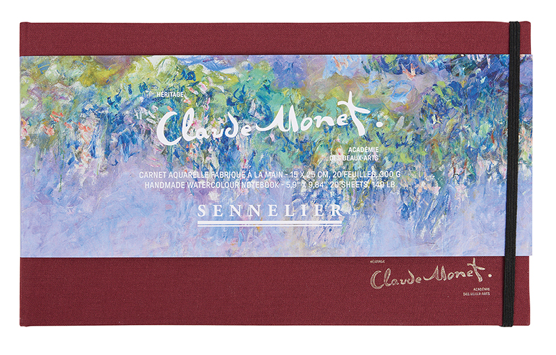 Image of Akvarellblock Sennelier spiral 15x25cm  300g - Claude Monet - Wisteria 13846008 3046452011130