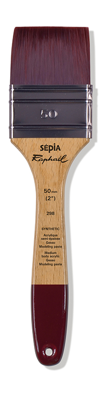 Image of Syntetpensel Raphael Sepia Acryl Moddlare Flat 50mm (3F) 298050 3046450095583