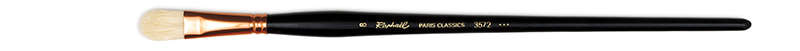 Image of Svinborstpensel Raphael 3572 Paris Classics. Spetsig Filbert st 8 357208 3046450035114