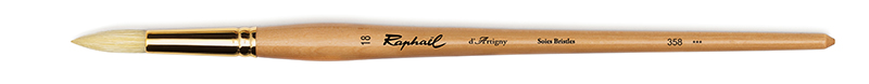 Image of Svinborstpensel Raphael D´Artigny Rund St 18  (5F) 358018 3046450035725