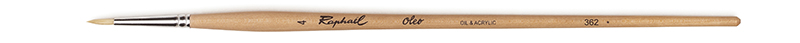 Image of Svinborstpensel Raphael OLEO ROUND brush - Size 4 (20F) 362004 3046450036227