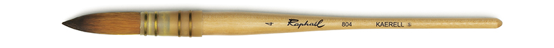 Image of Syntetpensel Raphael Kaerell "S" Orange Spetsig mopp St 4  (2F) 804004 3046450086055