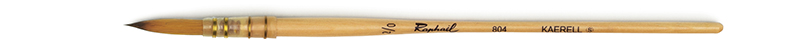 Image of Syntetpensel Raphael Kaerell "S" Orange Spetsig mopp St 00  (5F) 804900 3046450086000