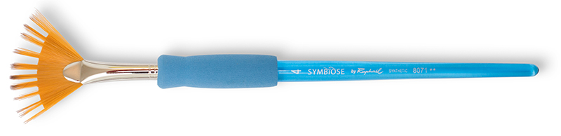 Image of Syntetpensel Raphael  Symbiose Solfjäderkam st 4 (6F) D 8071004 3046450730941