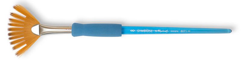 Image of Syntetpensel Raphael  Symbiose Solfjäderkam st 8 (6F) D 8071008 3046450730965