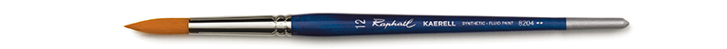 Image of Syntetpensel Raphael Kaerell Bleu Rund St 12  (2F) 8204012 3046450045014
