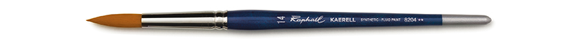 Image of Syntetpensel Raphael Kaerell Bleu Rund St 14  (2F) 8204014 3046450045021