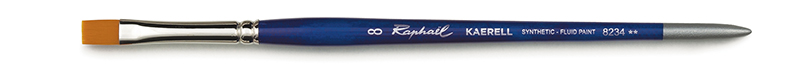Image of Syntetpensel Raphael Kaerell Bleu Flat kort borst St 8  (5F) 8234008 3046450045397