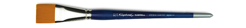 Image of Syntetpensel Raphael Kaerell Bleu Flat lång borst St 1" 22mm (3F) 8254022 3046450045663