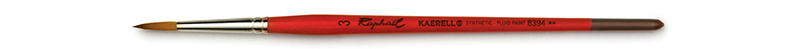 Image of Syntetpensel Raphael Kaerell "S" Orange Rund St 3  (5F) 8394003 3046450048497