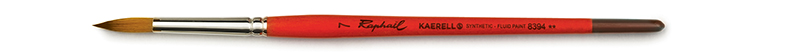 Image of Syntetpensel Raphael Kaerell "S" Orange Rund St 7  (5F) 8394007 3046450048534