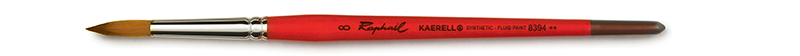 Image of Syntetpensel Raphael Kaerell "S" Orange Rund St 8  (5F) 8394008 3046450048541