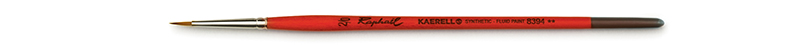 Image of Syntetpensel Raphael Kaerell "S" Orange Rund St 00  (5F) 8394900 3046450048572