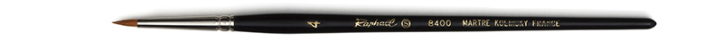 Image of Mårdhårspensel Raphael 8400 Retouch spotter brush - Size 4 8400004 3046450048763