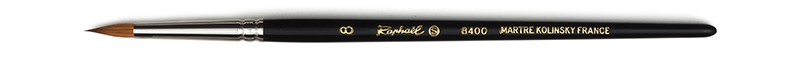 Image of Mårdhårspensel Raphael 8400 Retouch spotter brush  - Size 8 8400008 3046450048800
