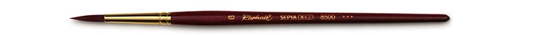 Image of Syntetpensel Raphael Sepia Deco Rund st 6 (5F) 8500006 3046450224778