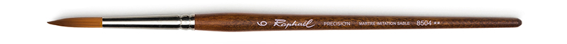 Image of Syntetpensel Raphael Precision 8504 Rund  SH st 6 (3F) 8504006 3046450034759