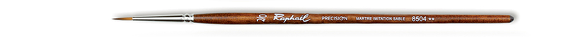 Image of Syntetpensel Raphael Precision 8504 Rund  SH st 00 (5F) 8504900 3046450034704