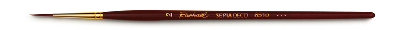 Image of Syntetpensel Raphael Sepia Deco Kort Skrivpensel st 2 (5F) 8510002 3046450224839