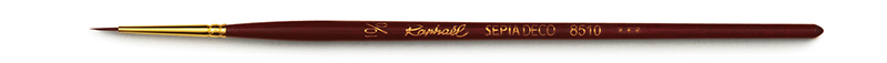Image of Syntetpensel Raphael Sepia Deco Kort Skrivpensel st 10/0 (5F) 8510100 3046450233398