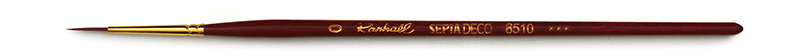 Image of Syntetpensel Raphael Sepia Deco Kort Skrivpensel st 0 (5F) 8510990 3046450224822