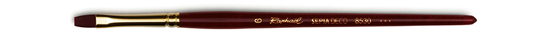 Image of Syntetpensel Raphael Sepia Deco Kort flat st 6 (5F) 8530006 3046450224891