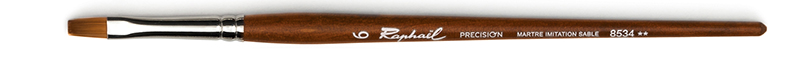 Image of Syntetpensel Raphael Precision 8534 Flat  SH st 6 (5F) 8534006 3046450035015