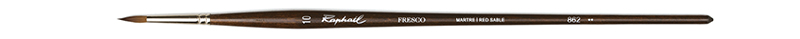 Image of Mårdhårspensel Raphael Fresco Extra round oil  - Size 10 (5F) 862010 3046450051305