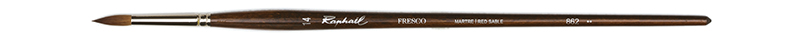 Image of Mårdhårspensel Raphael Fresco Extra round oil  - Size 14 (3F) 862014 3046450051329