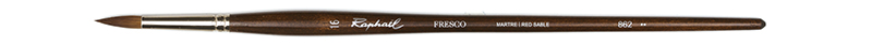 Image of Mårdhårspensel Raphael Fresco Extra round oil  - Size 16 (2F) 862016 3046450051336