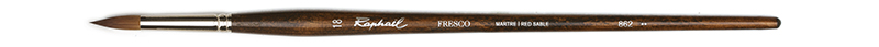 Image of Mårdhårspensel Raphael Fresco Extra round oil  - Size 18 862018 3046450051343