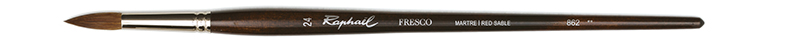 Image of Mårdhårspensel Raphael Fresco Extra round oil  - Size 24 862024 3046450051374