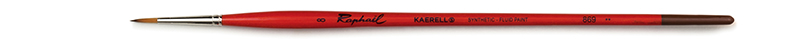 Image of Syntetpensel Raphael Kaerell "S" Acryl Rund St 8  (5F) 869008 3046450052791