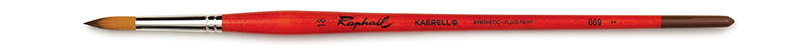 Image of Syntetpensel Raphael Kaerell "S" Acryl Rund St 18  (3F) 869018 3046450052845