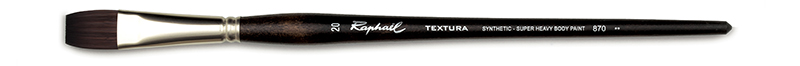 Image of Syntetpensel Raphael Textura Flat kort st 20 (2F) 870020 3046450090106