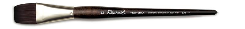 Image of Syntetpensel Raphael Textura Flat kort st 32 (1F) 870032 3046450090182