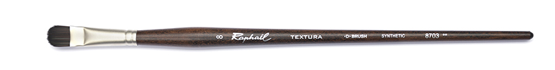 Image of Syntetpensel Raphael Textura D-Brush 8703 st 8 (3F) 8703008 3046451950867