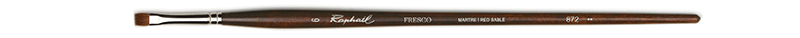 Image of Mårdhårspensel Raphael Fresco Extra flat oil  - Size 6 (5F) 872006 3046450053132