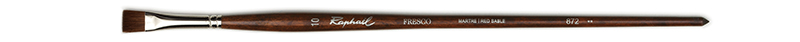 Image of Mårdhårspensel Raphael Fresco Extra flat oil  - Size 10 (5F) 872010 3046450053156